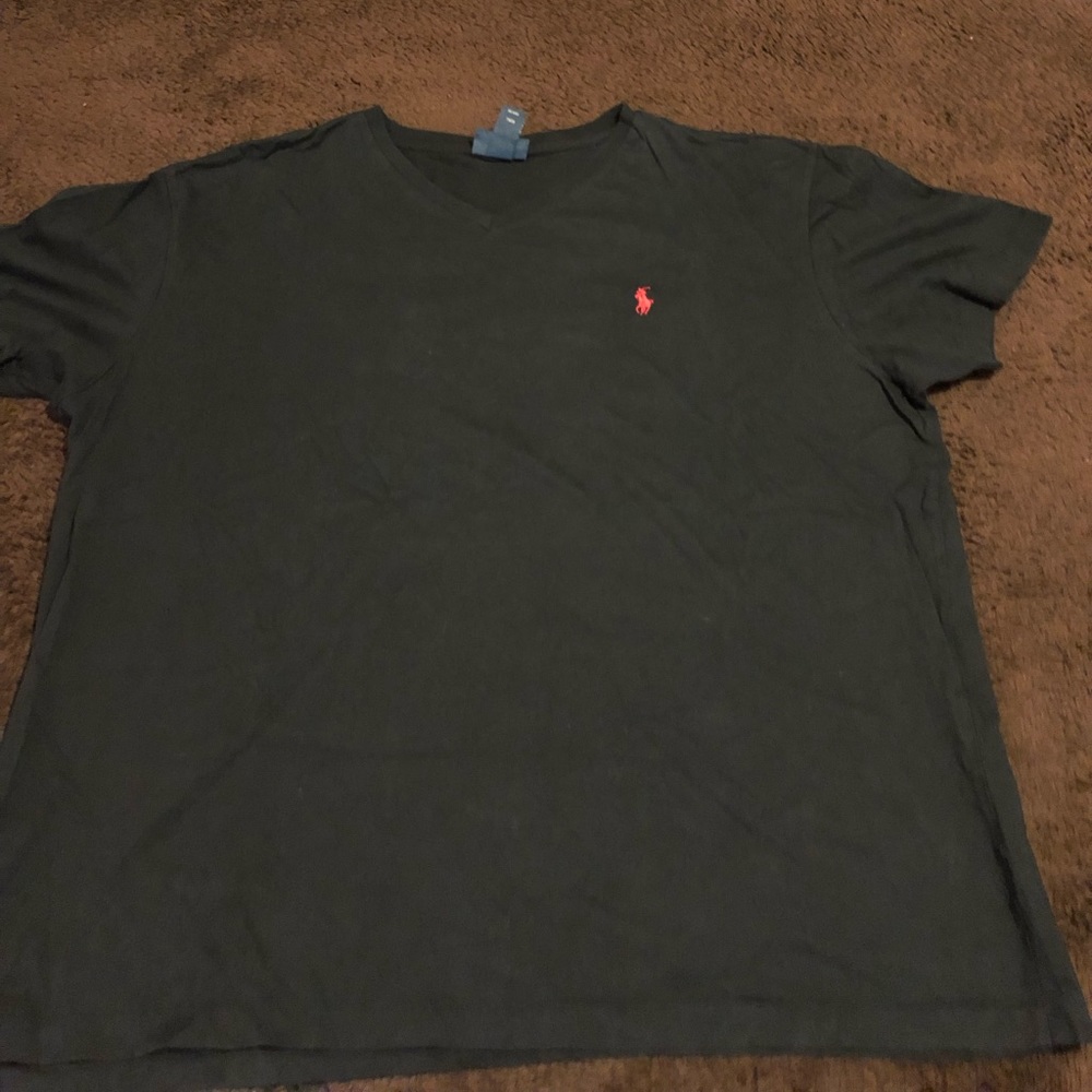 Polo Ralph Lauren V-neck Black tee